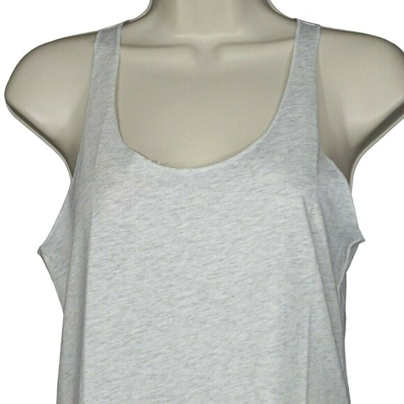 Clementine Racerback Tank Top T-shirt Women Size S Heather Gray Sleeveless NEW - Picture 2 of 6